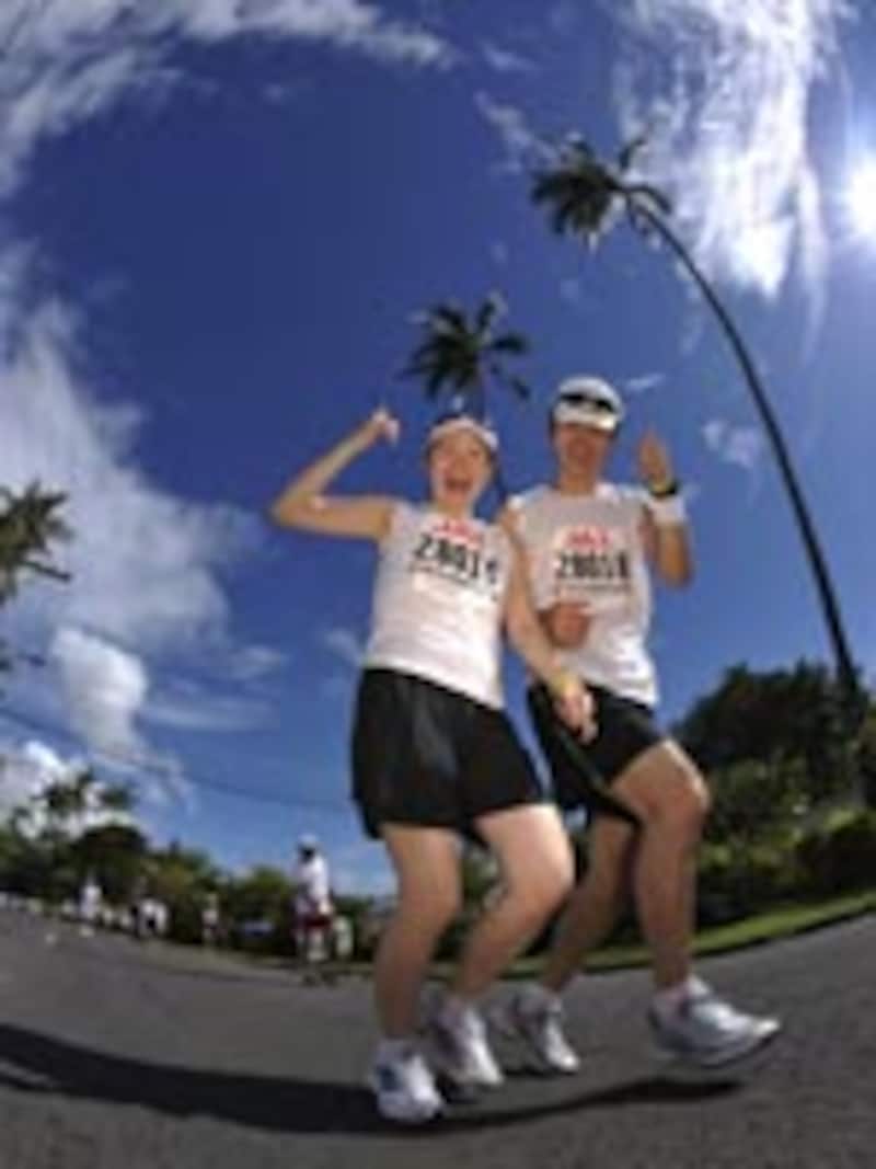 日が上がれば気温はどんどん上昇。水分補給をこまめに