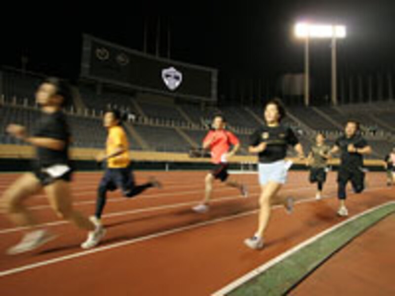 6月13日に国立競技場で実施された「adidas RUN NIGHT in TOKYO」