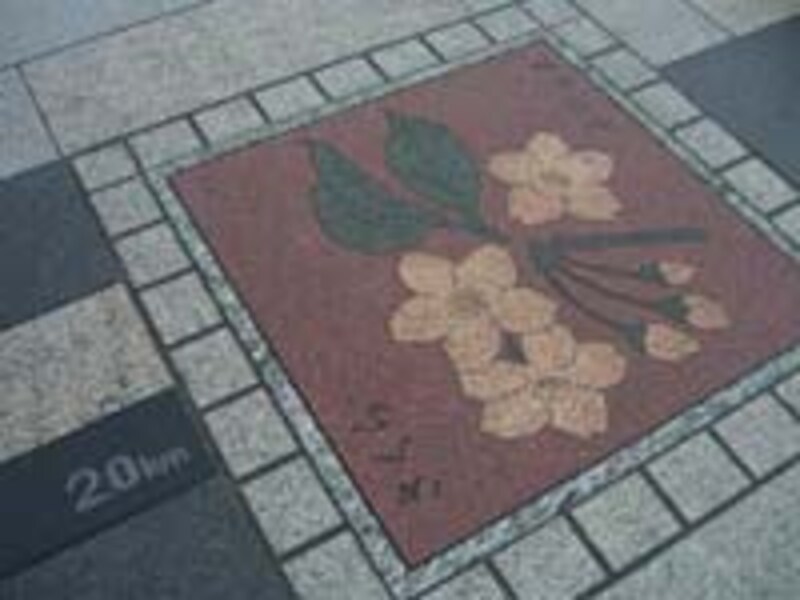 竹橋の橋の上にある「千代田区」が2.0km