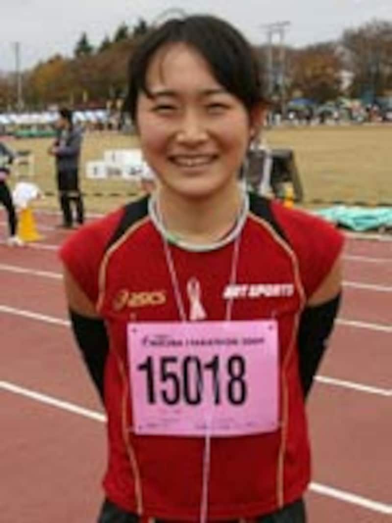 水谷理紗さん（東京マラソン2008女子2位）のトークショーも