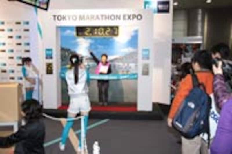 大人気！ゴールシーン撮影