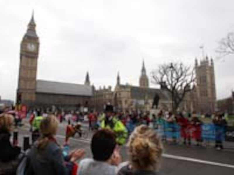 ウエストミンスター前からはあと1km少々