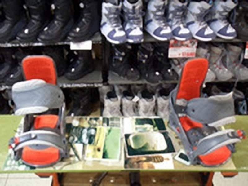 はじめは両足とも前向きにセッティングしてみよう!