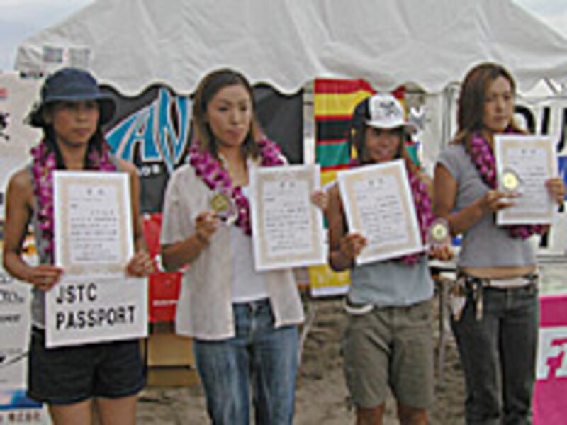 レディースオープンクラス入賞者