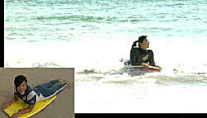 行きたい方向へ頭を向ける