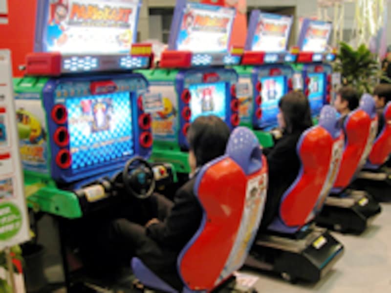 「マリオカート アーケードグランプリ」出展時の様子