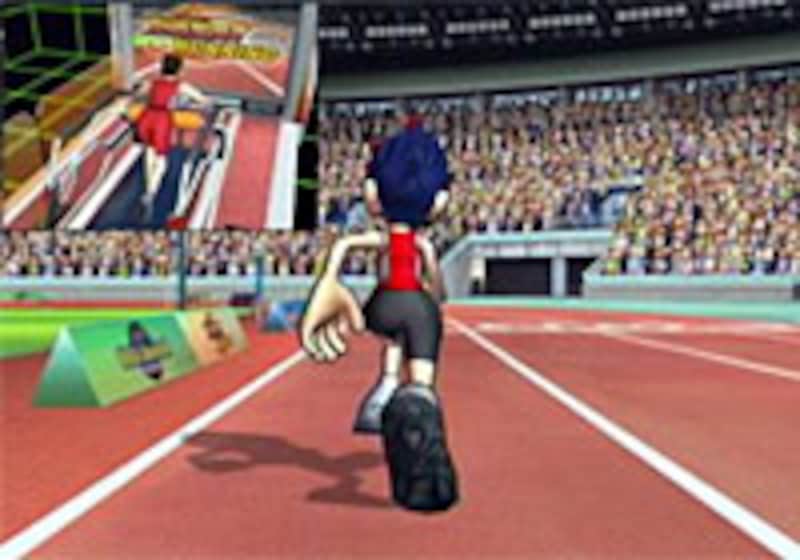 バーンナウト ランニング画面