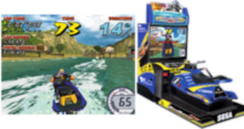 ゲーム機本体と画面