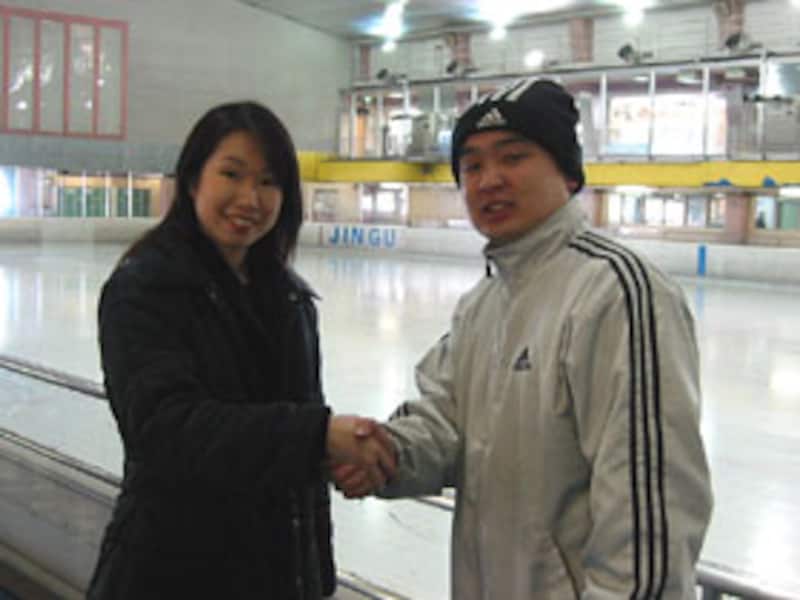 オリンピック選手とのカーリング対決!