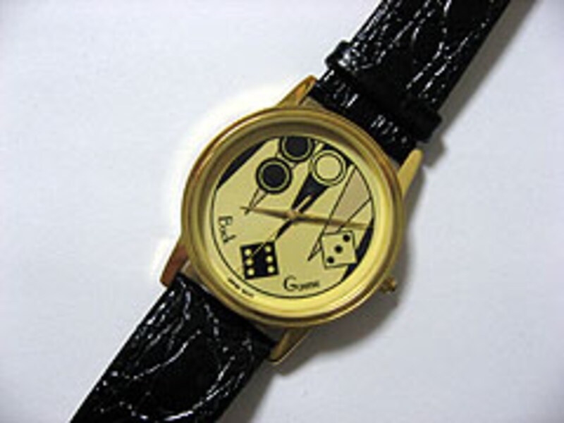 バックギャモンの腕時計