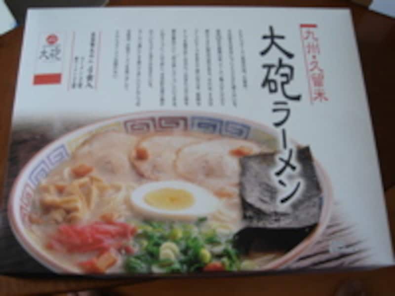 大砲ラーメン 外箱