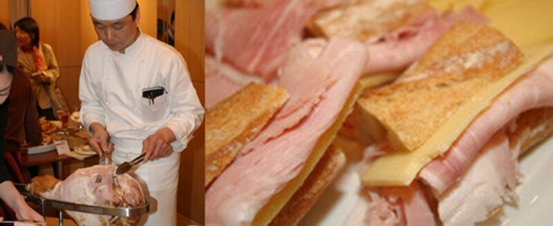 大山ハムとPAULの極上ハムサンドウィッチ