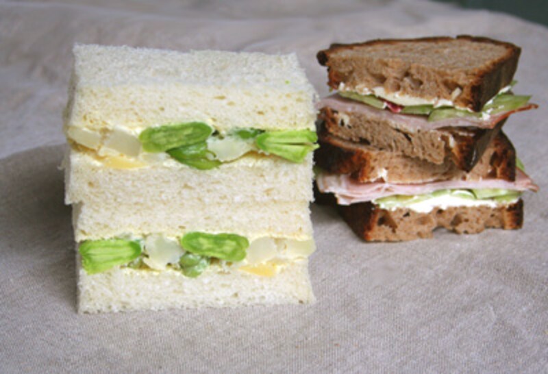 栗とキノコのタルティーヌ