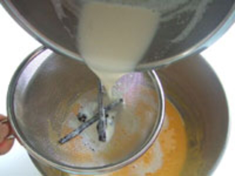 小麦粉を加える