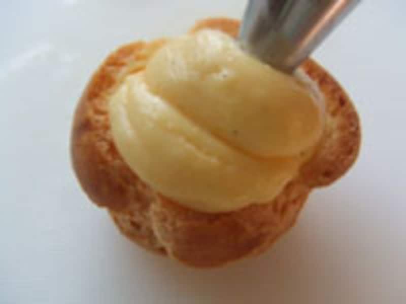 クリームを詰める