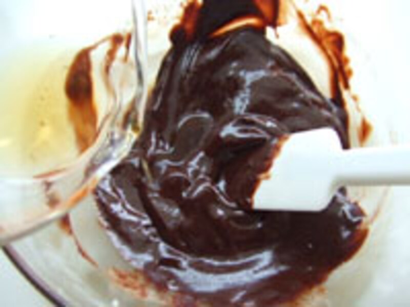 チョコレートと生クリーム