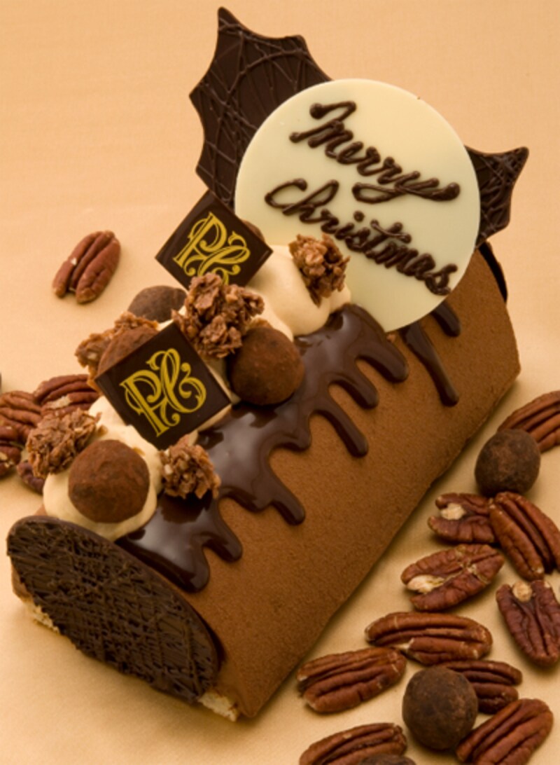 クリスマスログケーキ