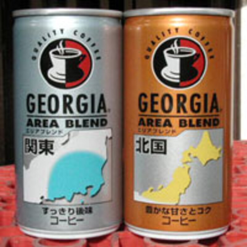 3 3 好きなエリアが選択できる 地域選択型缶コーヒー ジョージア エリアブレンド コンビニグルメ All About