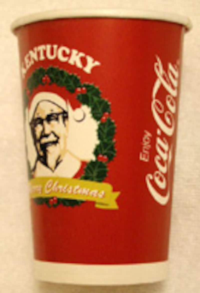 カーネルサンタの紙コップ
