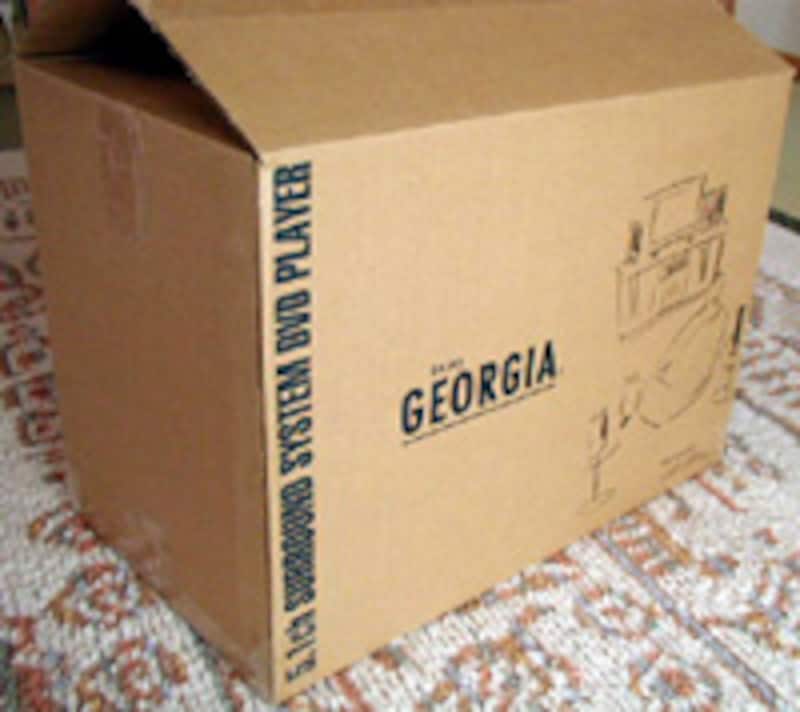 ジョージア特製DVDシアターセットの外箱