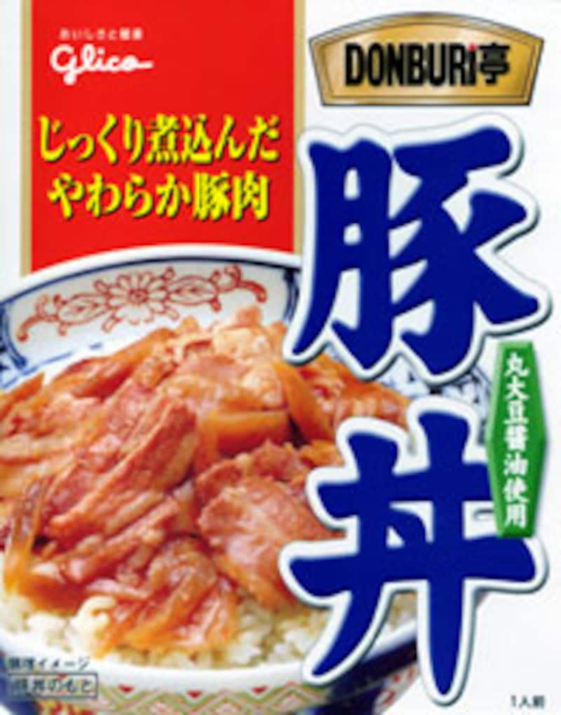 グリコDONBURI亭・豚丼パッケージ写真