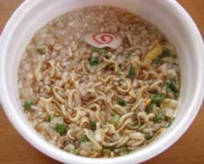 ニュータッチ・ラーメンライスのできあがり