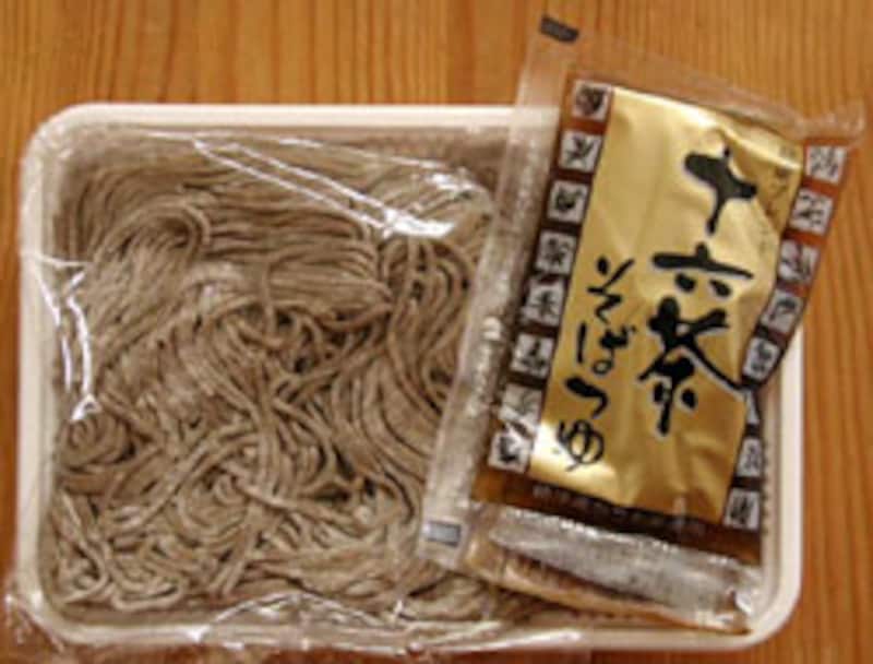 十六茶そばの中身