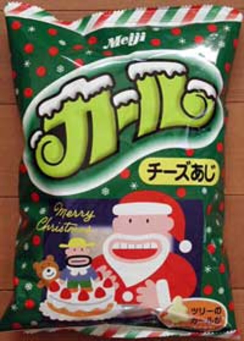 明治カール サンタ姿のカールおじさん