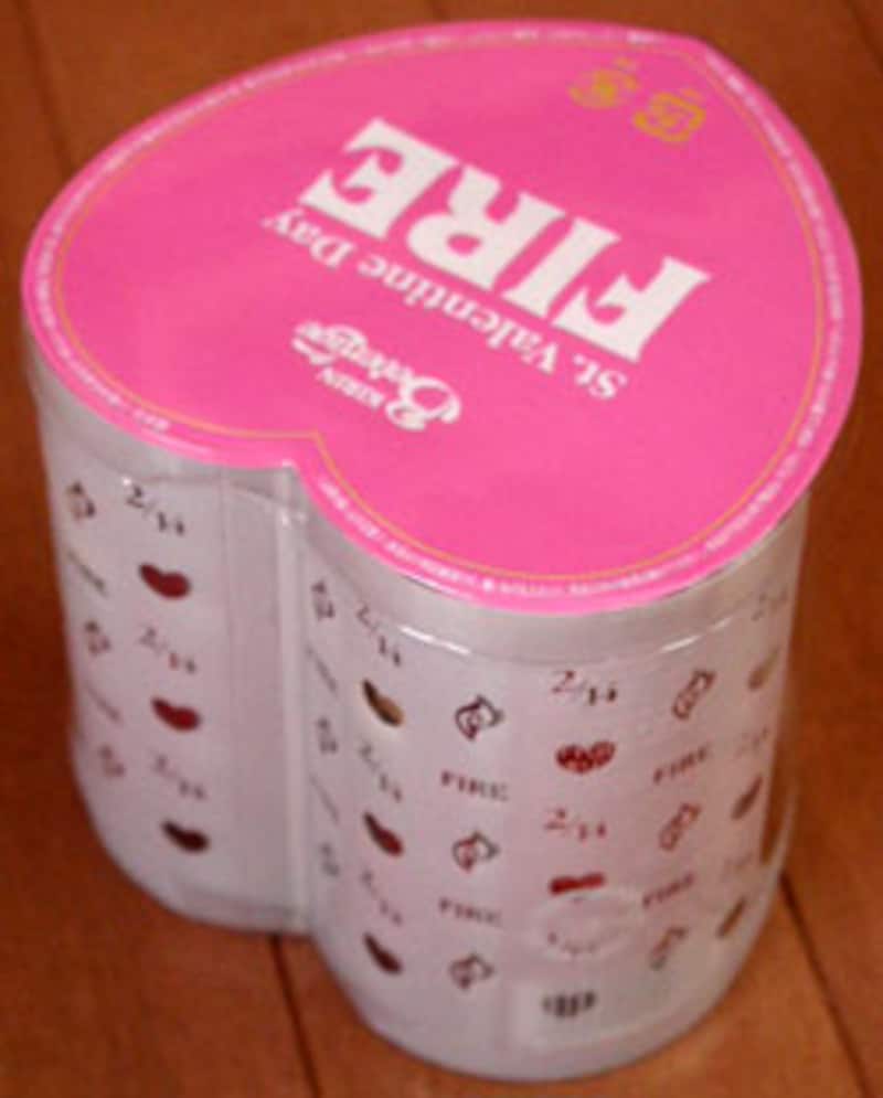 キリンファイア　バレンタインパッケージ裏面