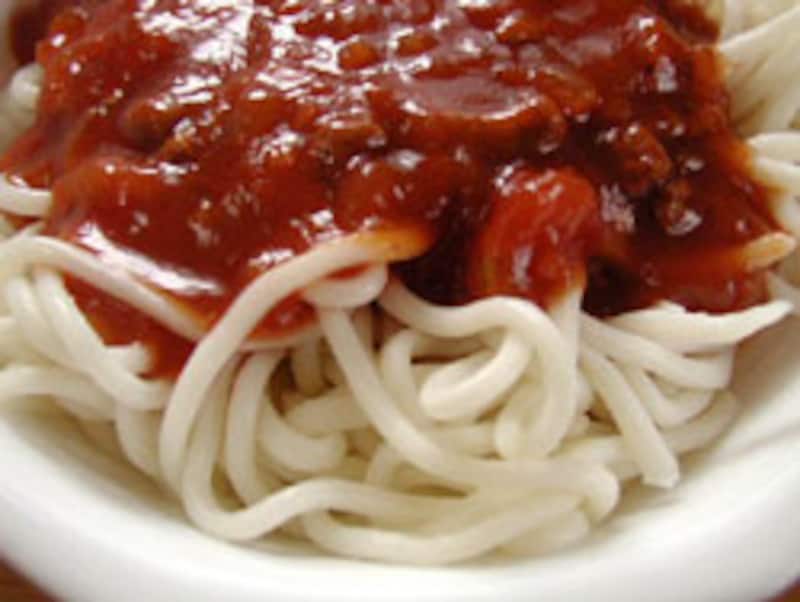 ソフトめんとミートソース