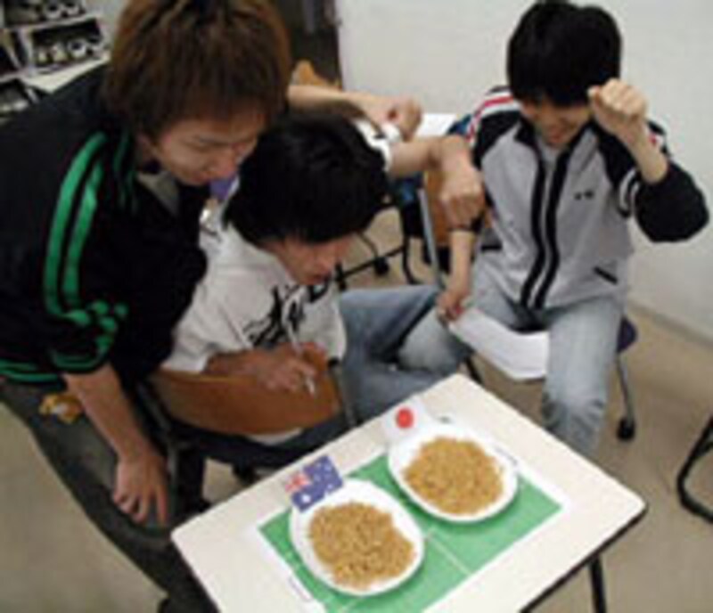 オーストラリア対日本戦試合風景