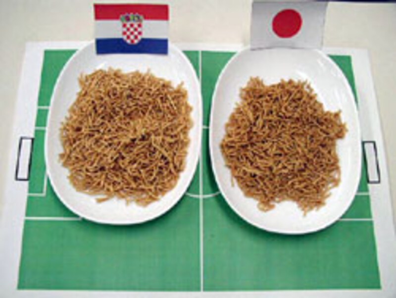 ベビースターワールドラーメンカップ クロアチア対日本