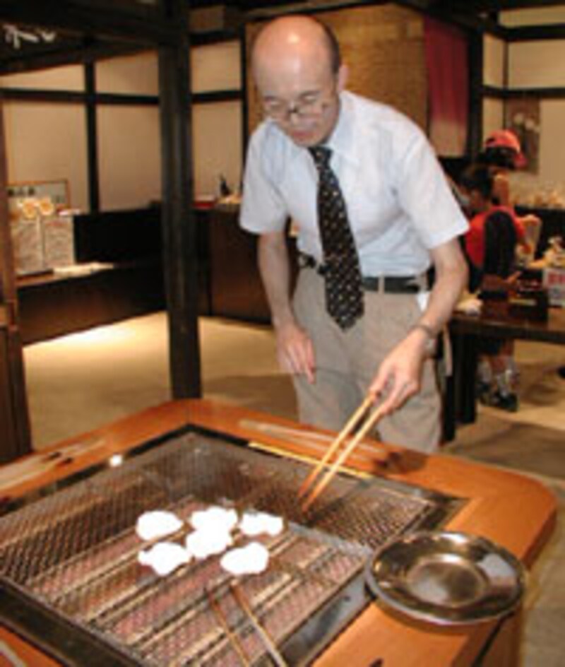 せんべい王国　せんべい手焼き体験