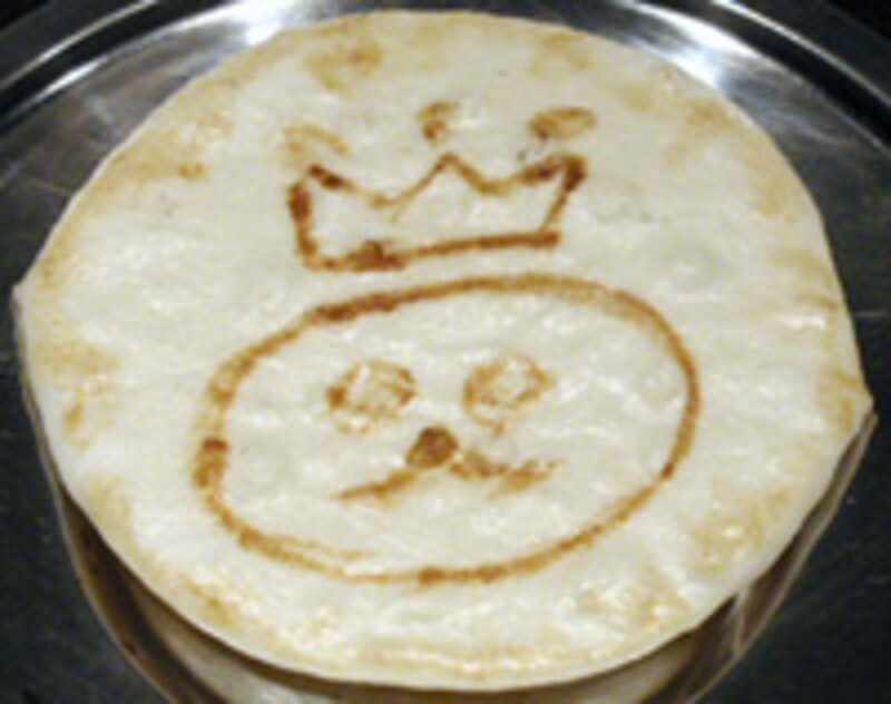 せんべい王国　せんべい絵付けでき上がり