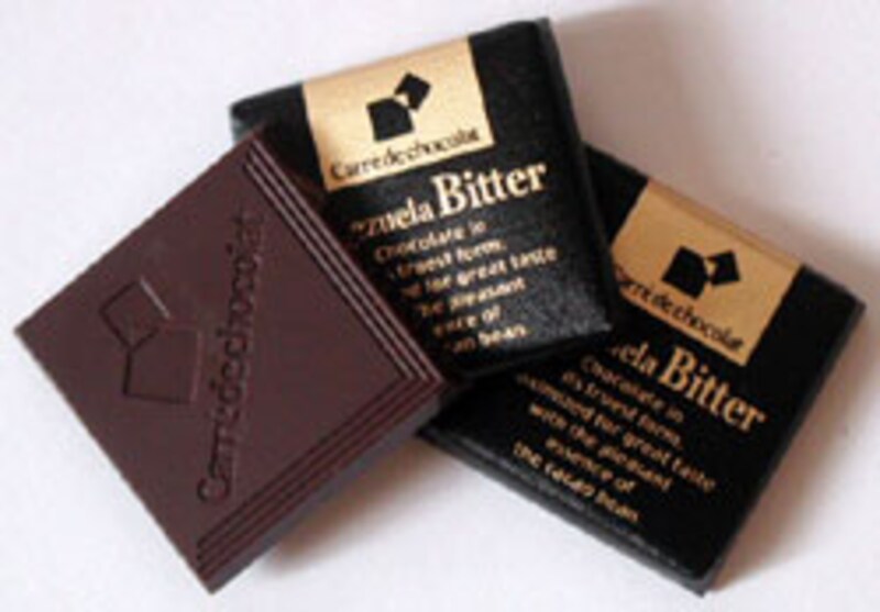 森永　カレ・ド・ショコラ　ベネズエラビター　個包装と中身