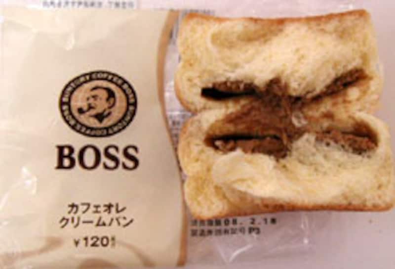 ボス・カフェオレクリームパン