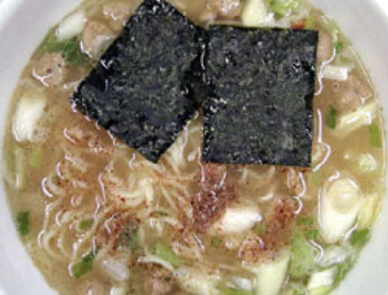 日清食品 鶏だしねぎ塩ラーメン できあがり