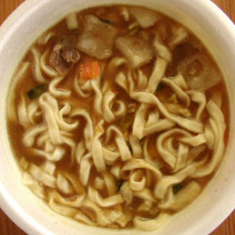 日清食品 どん兵衛 こくカレーうどん でき上がり