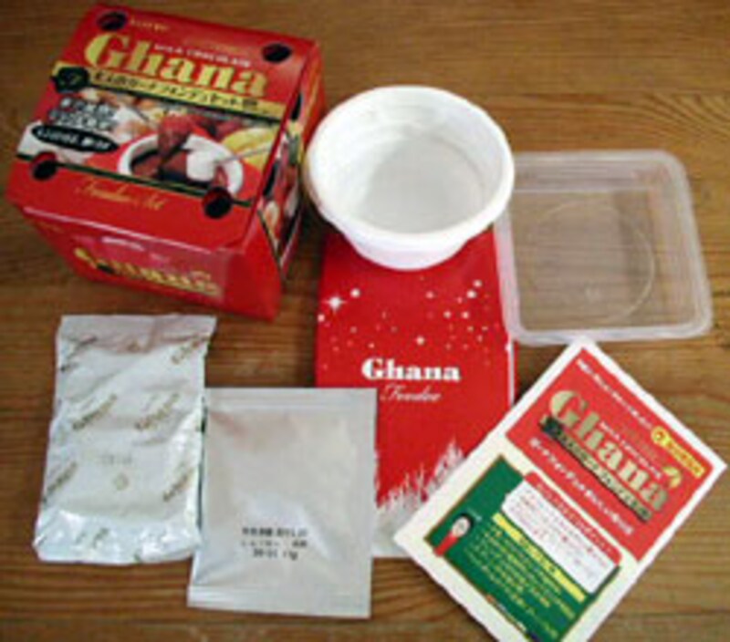 ロッテ 大人のガーナフォンデュセット 内容物