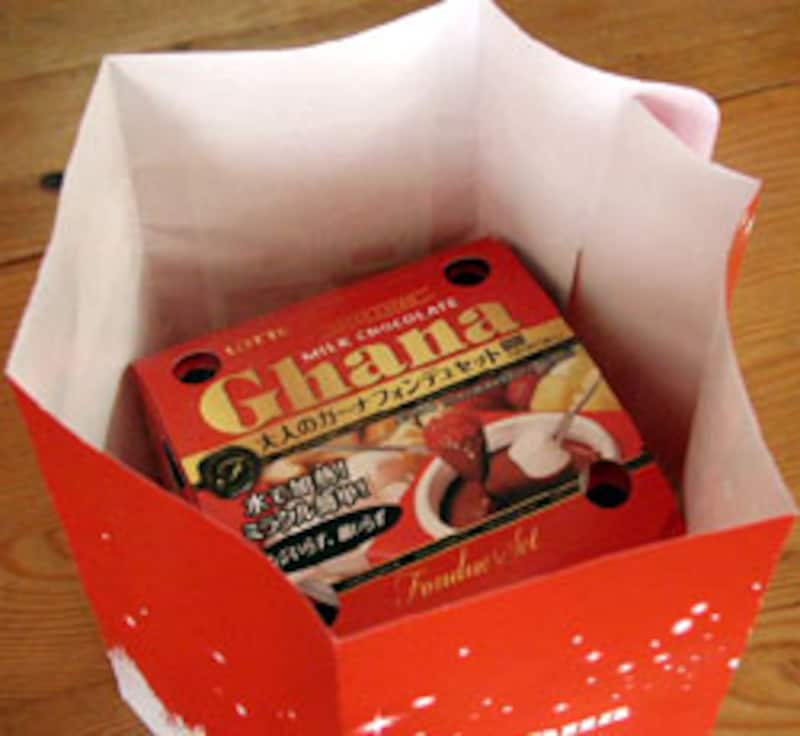 ロッテ 大人のガーナフォンデュセット 加熱中