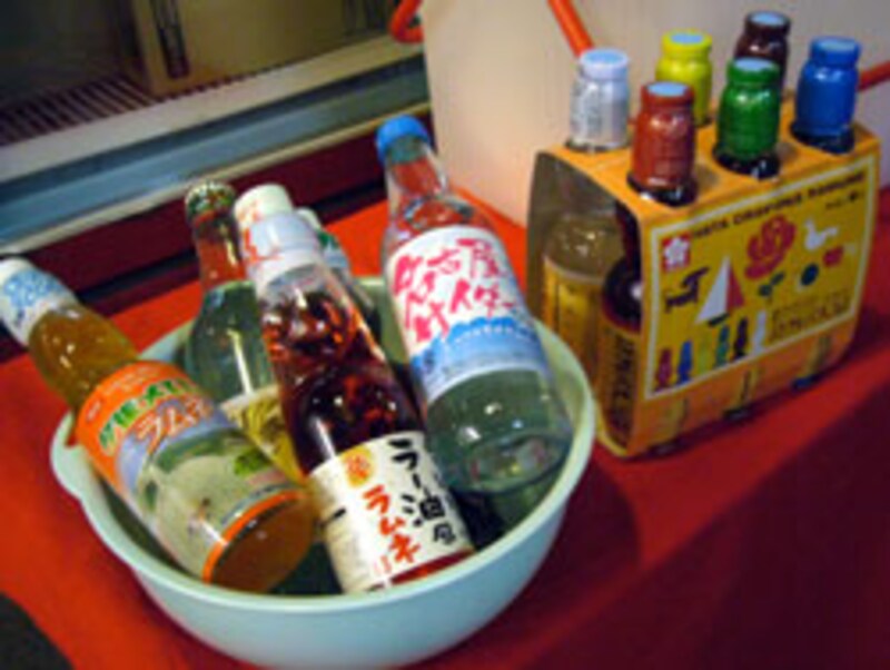 地ラムネ・地サイダーの試飲