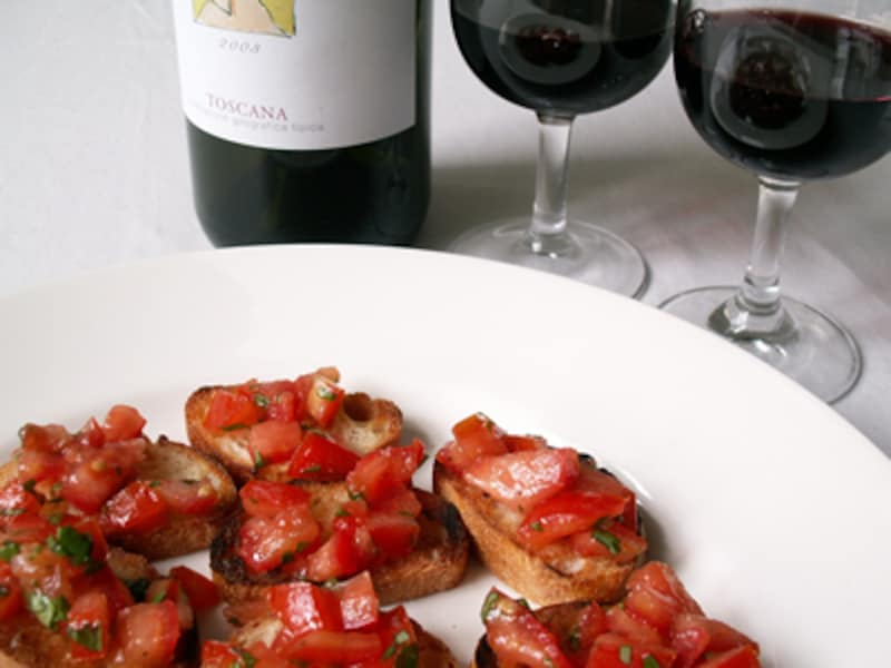 ブルスケッタの完成