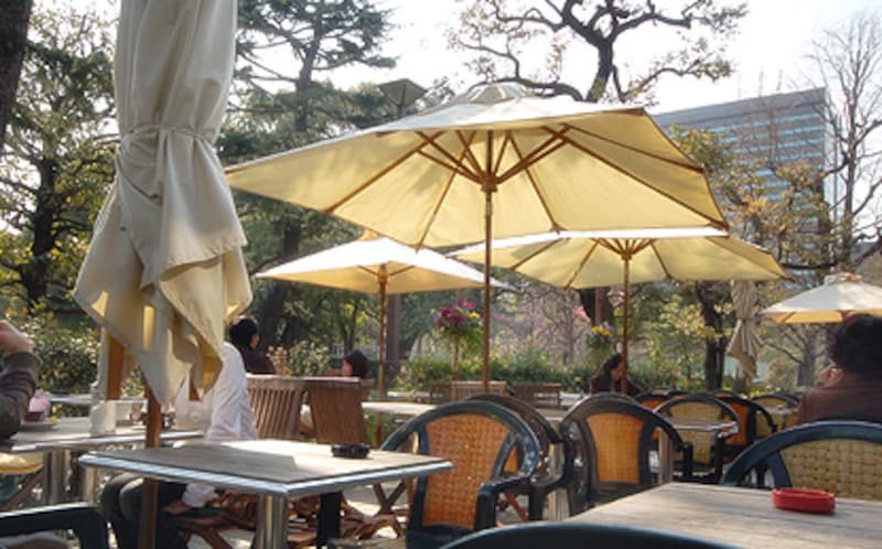 オープンカフェ写真