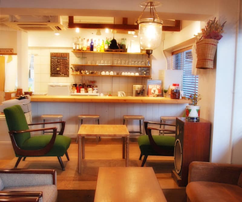 カフェの店内写真