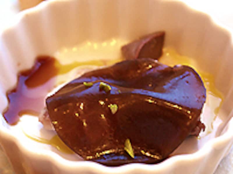 バルサミコはしっかりと酸味をきかせて。メリハリのつけ方が何ともダイナミック！