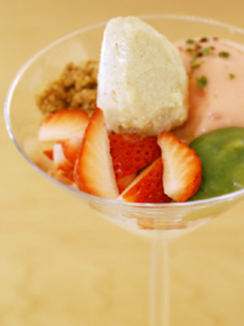 山椒のパンナコッタのパルフェ