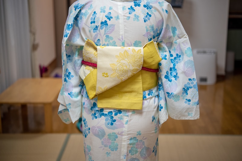 浴衣の帯 結び方……姉様結び・矢の字結び で大人っぽく！