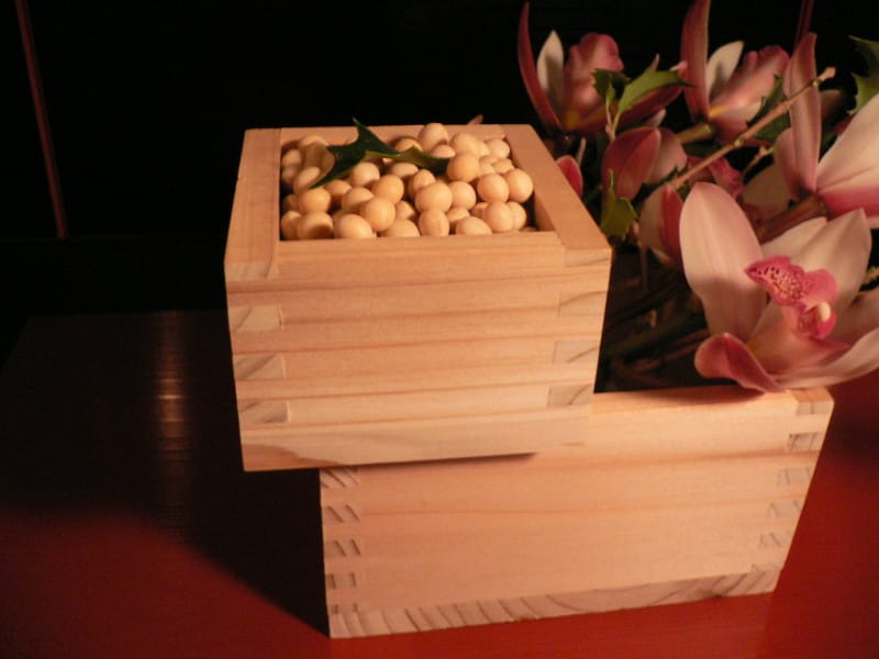 おしゃれな節分飾り１～後ろからみたところ