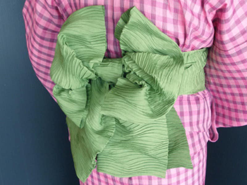 兵児帯の結び方ー蝶々結びアレンジ 子どもの浴衣帯