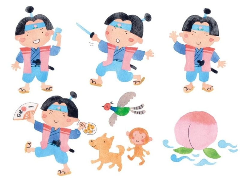 桃から生まれた桃太郎が鬼を退治する文化的背景があります